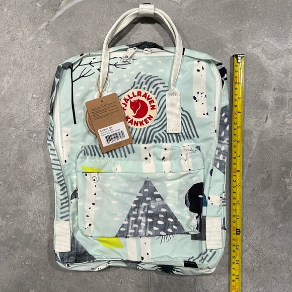 Fjallraven Handbags - Fjallraven Kanken Standard Size Birch Forest Art Backpack Arctic Fox Limited